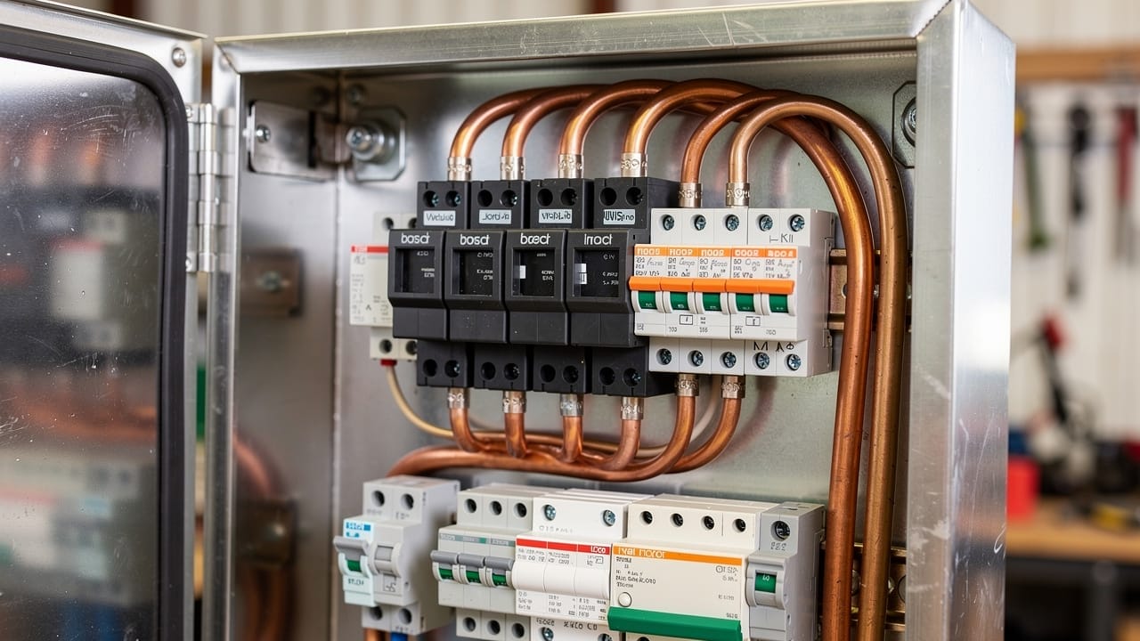 Surge protection device installed in a farm electrical enclosure